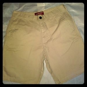 Mens khaki chino shorts